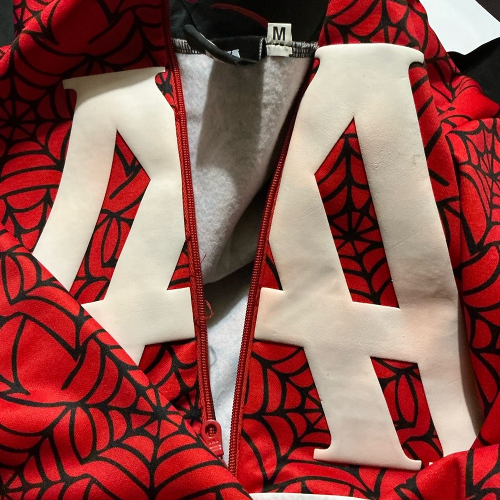 Red Spider Web Kids Jacket